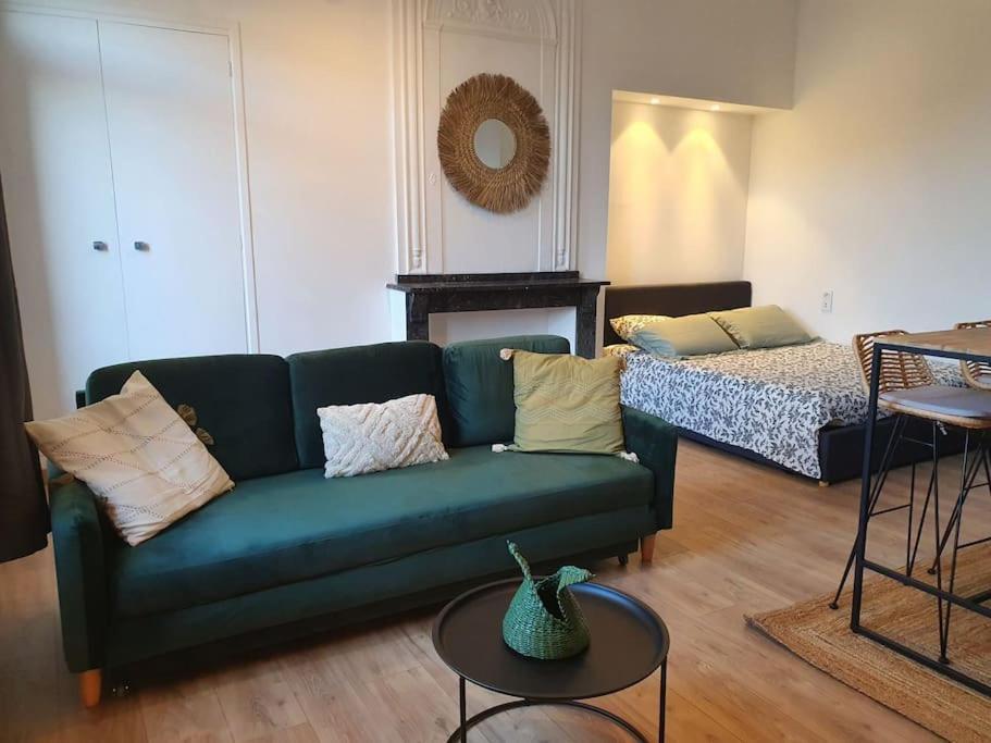 -Garrigue- Face A La Cite Medievale Studio Terrasse Classe 4☆ Каркасон Екстериор снимка